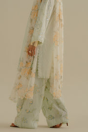 Coco by Zara Shahjahan Embroidered Lawn Unstitched 3Pc Suit 01B-ELVA