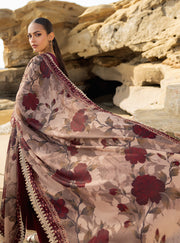 Zainab Chottani Embroidered Chikankari Lawn Unstitched 3Pc Suit D-01B Aysel