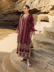 Zainab Chottani Embroidered Chikankari Lawn Unstitched 3Pc Suit D-01B Aysel
