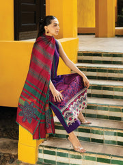 Zainab Chottani Embroidered Chikankari Lawn Unstitched 3Pc Suit D-01B Zynah