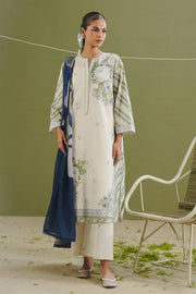 Coco by Zara Shahjahan Prints Unstitched Lawn 3Pc Suit D-01B Zeya