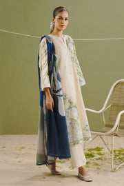 Coco by Zara Shahjahan Prints Unstitched Lawn 3Pc Suit D-01B Zeya