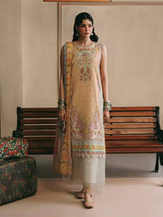 Maria B MBasics Embroidered Slub Khaddar Unstitched 3Pc Suit MB-CUSV15-01B