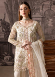 Maria Osama Khan Mystara Embroidered Organza Unstitched 3Pc Suit - Zeest