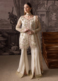 Maria Osama Khan Mystara Embroidered Organza Unstitched 3Pc Suit - Zeest