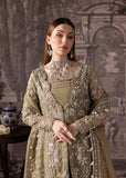 Maria Osama Khan Mystara Embroidered Organza Unstitched 3Pc Suit - Oraya