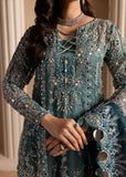 Lamhay by Maria Osama Khan Embroidered Organza Unstitched 3Pc Suit - Sumbul