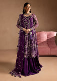 Lamhay by Maria Osama Khan Embroidered Organza Unstitched 3Pc Suit - Sheesham