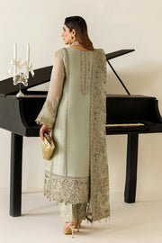 Alizeh Aymal Embroidered Chiffon Unstitched 3Pc SuitAF-BHM-4072-Javi
