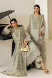 Alizeh Aymal Embroidered Chiffon Unstitched 3Pc SuitAF-BHM-4072-Javi