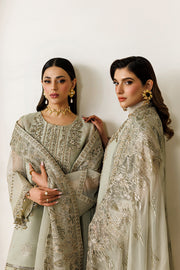 Alizeh Aymal Embroidered Chiffon Unstitched 3Pc SuitAF-BHM-4072-Javi