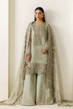 Alizeh Aymal Embroidered Chiffon Unstitched 3Pc SuitAF-BHM-4072-Javi