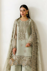Alizeh Aymal Embroidered Chiffon Unstitched 3Pc SuitAF-BHM-4072-Javi