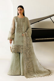 Alizeh Aymal Embroidered Chiffon Unstitched 3Pc SuitAF-BHM-4072-Javi