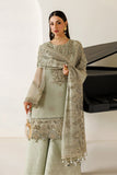 Alizeh Aymal Embroidered Chiffon Unstitched 3Pc SuitAF-BHM-4072-Javi