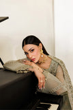 Alizeh Aymal Embroidered Chiffon Unstitched 3Pc SuitAF-BHM-4072-Javi