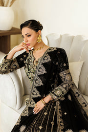 Alizeh Aymal Embroidered Chiffon Unstitched 3Pc SuitAF-BHM-4073-Blanc