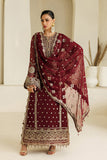Alizeh Aymal Embroidered Chiffon Unstitched 3Pc SuitAF-BHM-4071-Lira