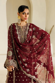 Alizeh Aymal Embroidered Chiffon Unstitched 3Pc SuitAF-BHM-4071-Lira