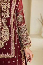 Alizeh Aymal Embroidered Chiffon Unstitched 3Pc SuitAF-BHM-4071-Lira