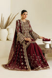 Alizeh Aymal Embroidered Chiffon Unstitched 3Pc SuitAF-BHM-4071-Lira