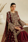 Alizeh Aymal Embroidered Chiffon Unstitched 3Pc SuitAF-BHM-4071-Lira