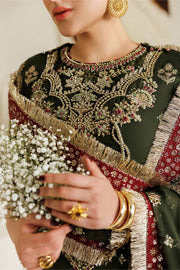 Alizeh Aymal Embroidered Chiffon Unstitched 3Pc SuitAF-BHM-4075-Hyan