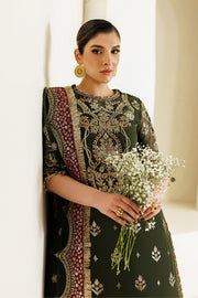 Alizeh Aymal Embroidered Chiffon Unstitched 3Pc SuitAF-BHM-4075-Hyan