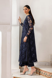 Zarif Nourah Embroidered Luxury Chiffon Unstitched 3Pc Suit - SARAYA