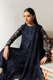Zarif Nourah Embroidered Luxury Chiffon Unstitched 3Pc Suit - SARAYA