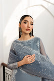 Zarif Nourah Embroidered Luxury Chiffon Unstitched 3Pc Suit - ZARMINA