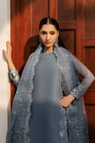 Zarif Nourah Embroidered Luxury Chiffon Unstitched 3Pc Suit - ZARMINA