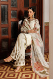 Zarif Nourah Embroidered Luxury Chiffon Unstitched 3Pc Suit - AMANI