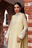 Zarif Nourah Embroidered Luxury Chiffon Unstitched 3Pc Suit - ZARD
