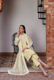 Zarif Nourah Embroidered Luxury Chiffon Unstitched 3Pc Suit - ZARD