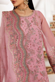 Zarif Nourah Embroidered Luxury Chiffon Unstitched 3Pc Suit - SHAYRA