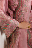 Zarif Nourah Embroidered Luxury Chiffon Unstitched 3Pc Suit - SHAYRA