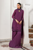 Zarif Nourah Embroidered Luxury Chiffon Unstitched 3Pc Suit - WADHAI