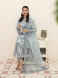 Afrozeh Festive Unstitched Chikankari Lawn 3Pc Suit AL-23-V3-10 Powder Blue