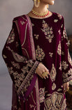 Emaan Adeel Makhmal Embroidered Velvet Unstitched 3Pc Suit MK-04 HAYAL