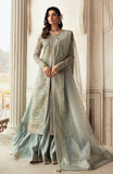 Zevk Afsanah Luxury Embroidered Organza Unstitched 3Pc Suit - Akks