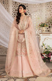 Zevk Afsanah Luxury Embroidered Net Unstitched 3Pc Suit - Mushq