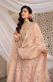 Zevk Afsanah Luxury Embroidered Net Unstitched 3Pc Suit - Mushq