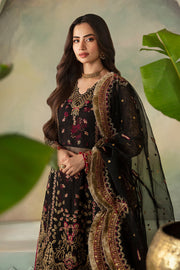 Elena by Saad Shaikh Embroidered Organza Unstitched 3Pc Suit E-05 Kohinoor