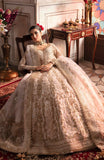 Zevk Afsanah Luxury Embroidered Net Unstitched 3Pc Suit - Alif
