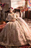 Zevk Afsanah Luxury Embroidered Net Unstitched 3Pc Suit - Alif