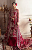 Zevk Afsanah Luxury Embroidered Net Unstitched 3Pc Suit - Kamkhawab