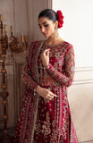 Zevk Afsanah Luxury Embroidered Net Unstitched 3Pc Suit - Kamkhawab