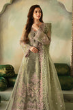 Elena by Saad Shaikh Embroidered Organza Unstitched 3Pc Suit E-02 Azar