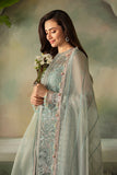 Elena by Saad Shaikh Embroidered Organza Unstitched 3Pc Suit E-04 Iris